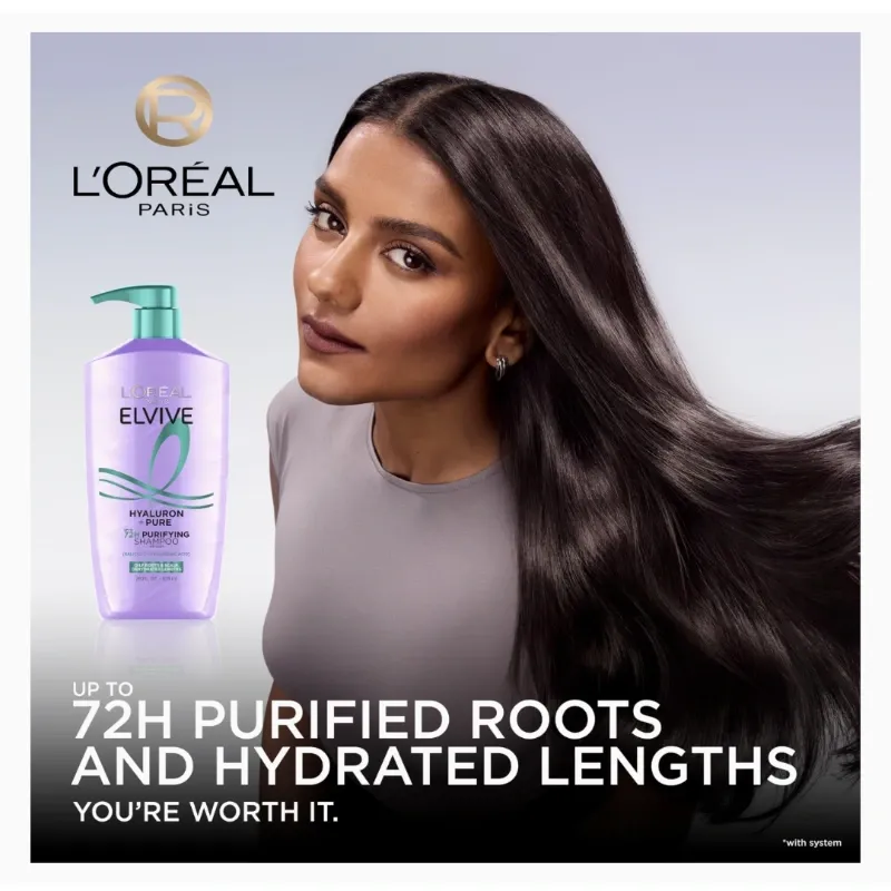 L'Oreal Paris Elvive Hyaluron + Pure (828 ml)