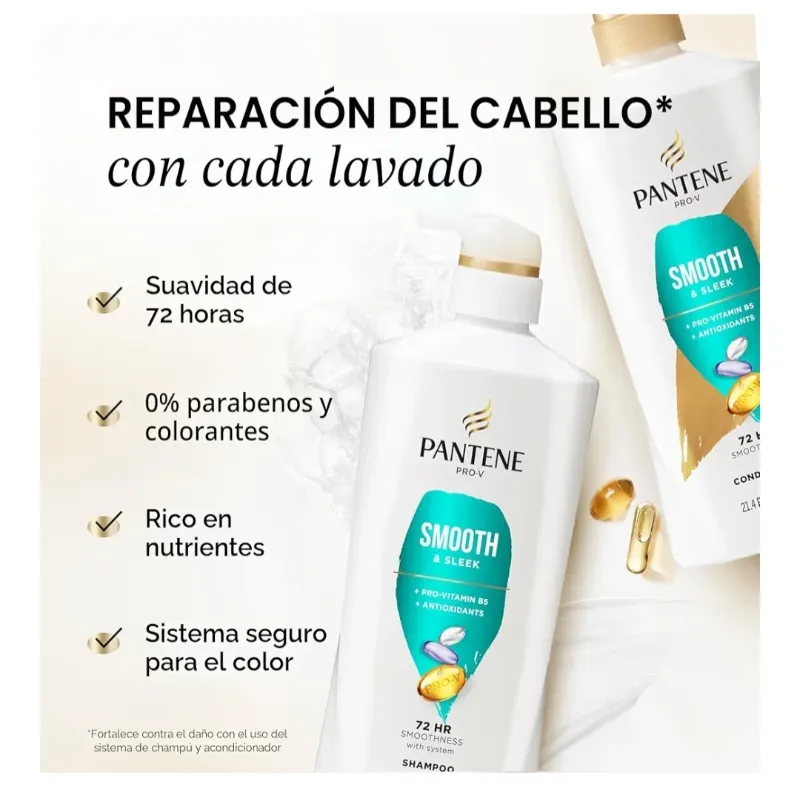 Set Pantene Pro-V Smooth & Sleek 💙