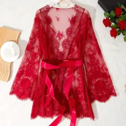 Bata de Encaje Dayana | Talla S y M 