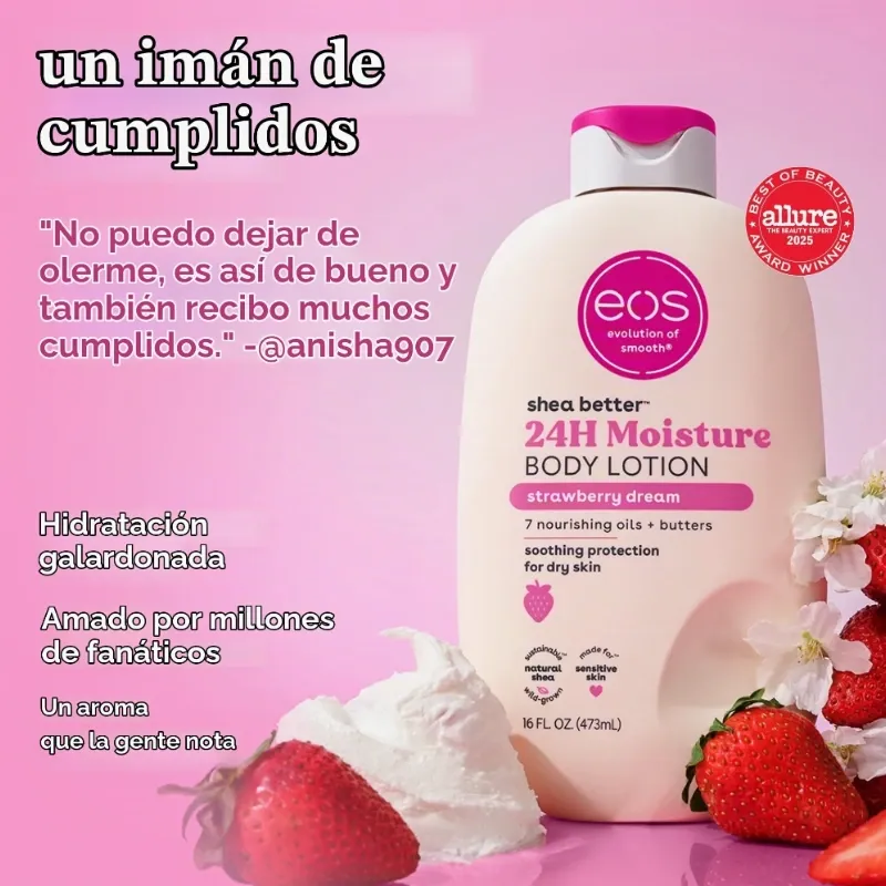 Sueño de Fresa -Eos Loción Corporal (473ml)