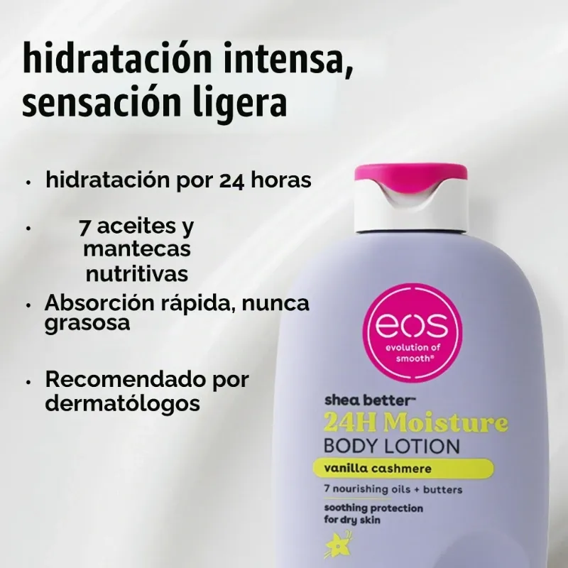 Vanilla Cashmere -Eos Loción Corporal (473ml)