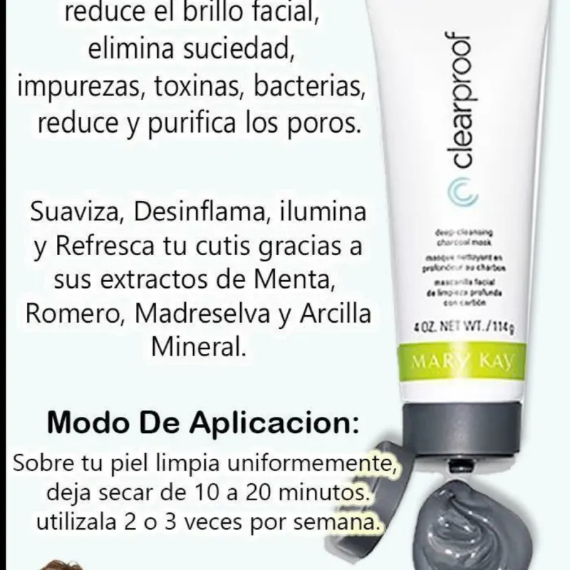 Mascarilla facial de Limpieza profunda  Mary Kay 