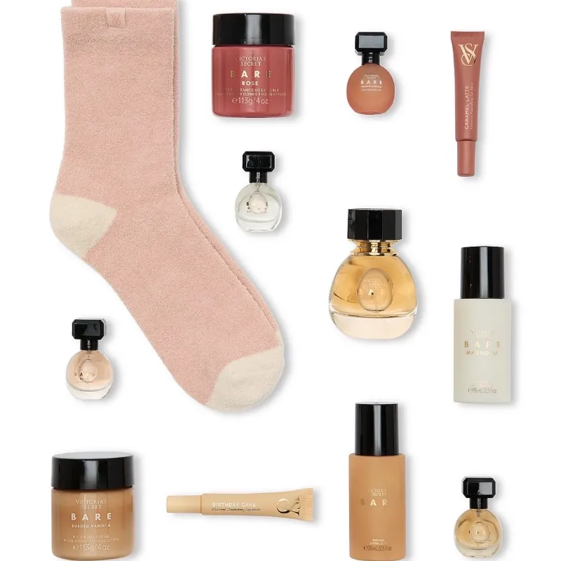 The Bare Gift Set Calendar 12 pieces