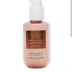 Vanilla Bean and Macadamia Aceite corporal 