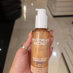 Vanilla Orchid Sandalwood with Coconut Oil Shimmer Body Oil