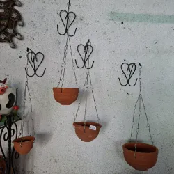 Cadena o macramé para macetas 