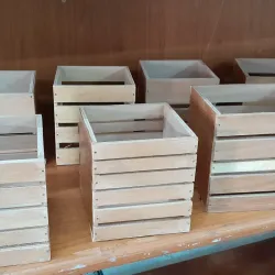Cajas organizadoras de madera