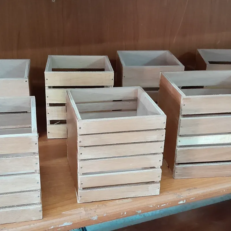 Cajas organizadoras de madera