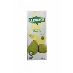 Cajita de jugo de pera (La estancia)