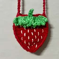 Cartera de fresa para mujer