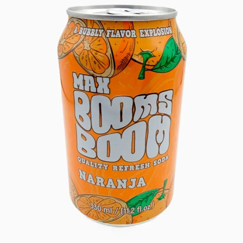 Refresco gaseado de naranja