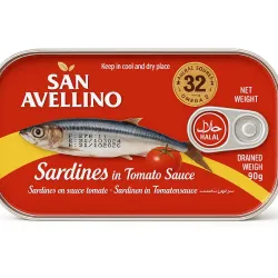 Sardinas San Avellino en salsa de tomate