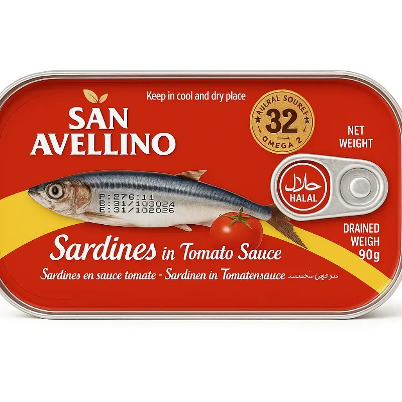 Sardinas San Avellino en salsa de tomate