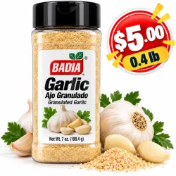 Ajo Granulado Badía 0.5 Lb