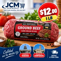 Carne Molida de Res Ground Beef 1 lb