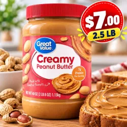 Crema de Maní Great Value 2.5 lb