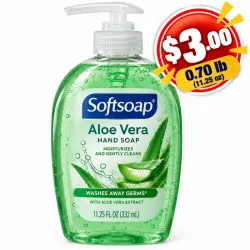 Detergente Líquido Softsoap Aloea Vera 0.7 Lb