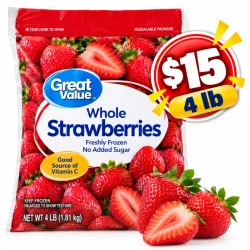 Fresas Great Value 4 Lb