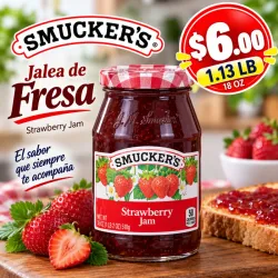 Jalea de Fresa Smucker´s 1.13 lb