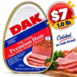 Jamón DAK 1 Lb