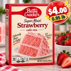 Mezcla Para Panetela de Fresa Betty Crocker 0.95 Lb