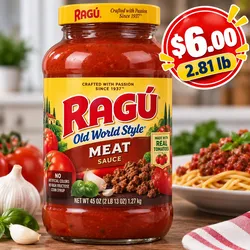 Ragu meat salsa de tomate 2.81 lb
