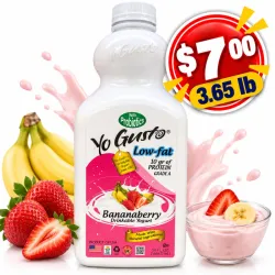 Yogur Yo Gusto Fresa-Banana 3.65 Lb