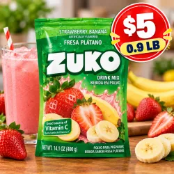 Zuko de Fresa y Banana 0.9 lb