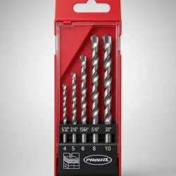Juego de barrenas de tungsteno