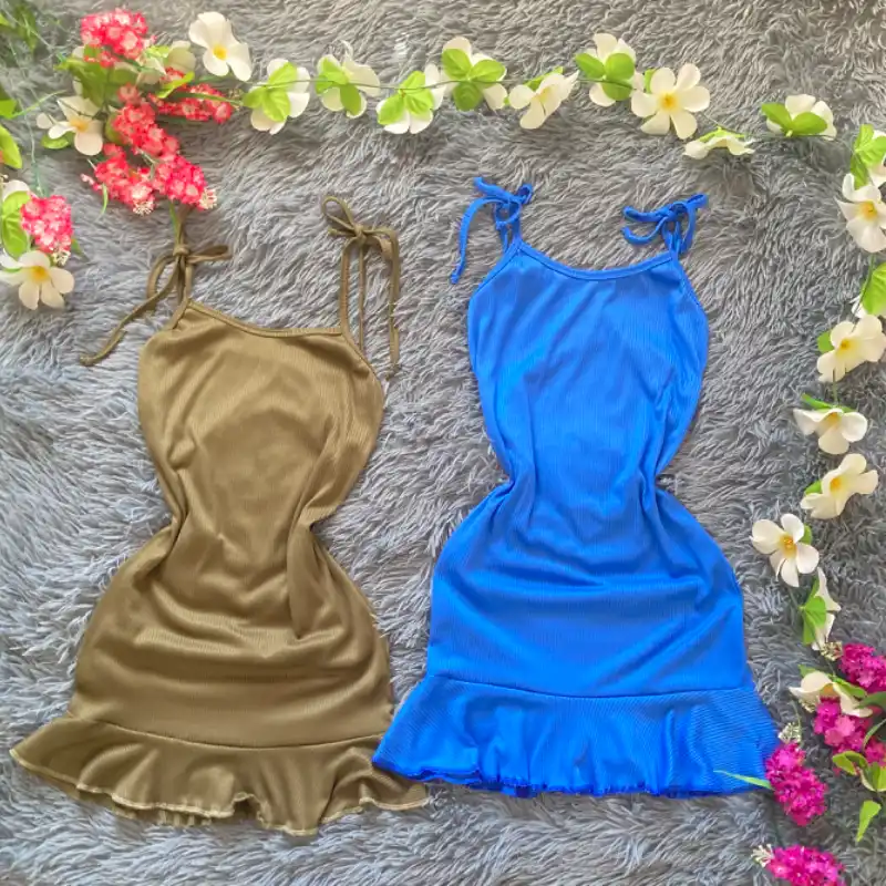 Vestidos de espalda afuera con amarres 
