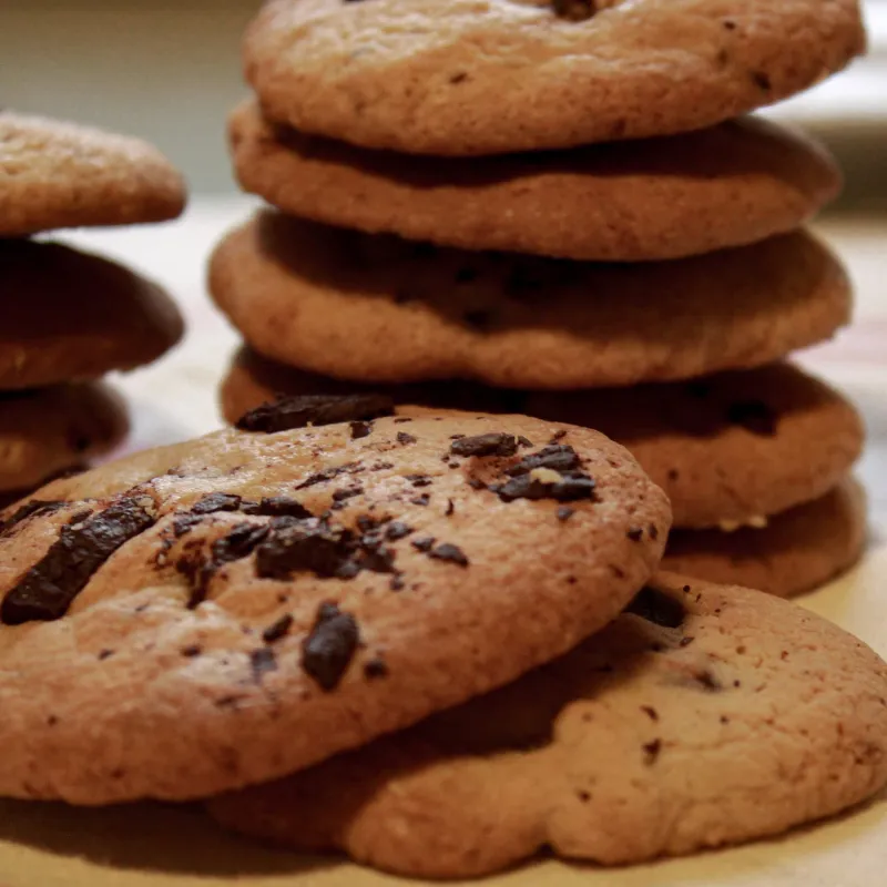 Galletas con chispas de chocolate 🍪