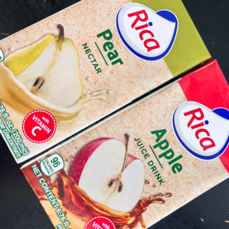 Jugo de caja 🍎🍐🍑🍊