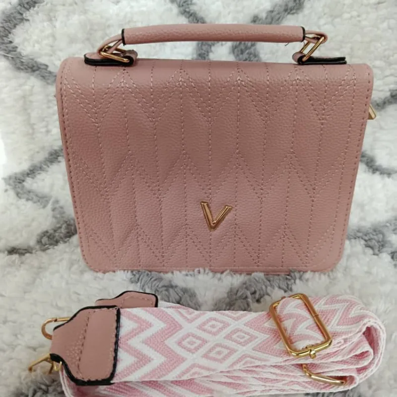 Cartera rosa viejo 10 USD 