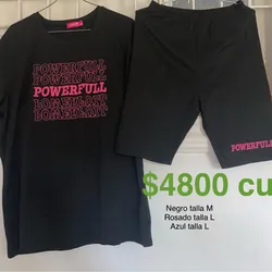 Conjunto pullover y Short