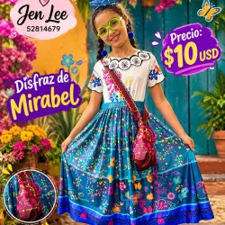 Disfraz de Mirabel protagonista de la película Encanto