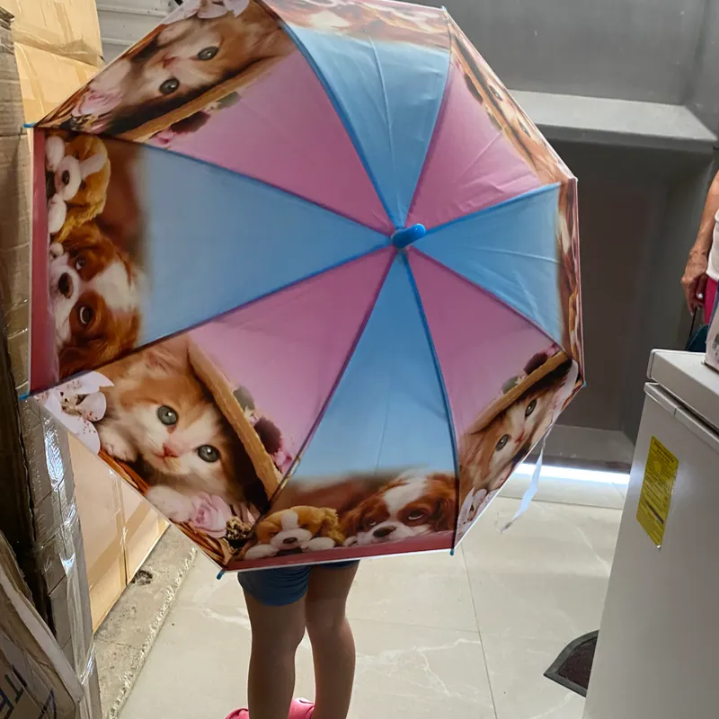 Sombrillas de niñas