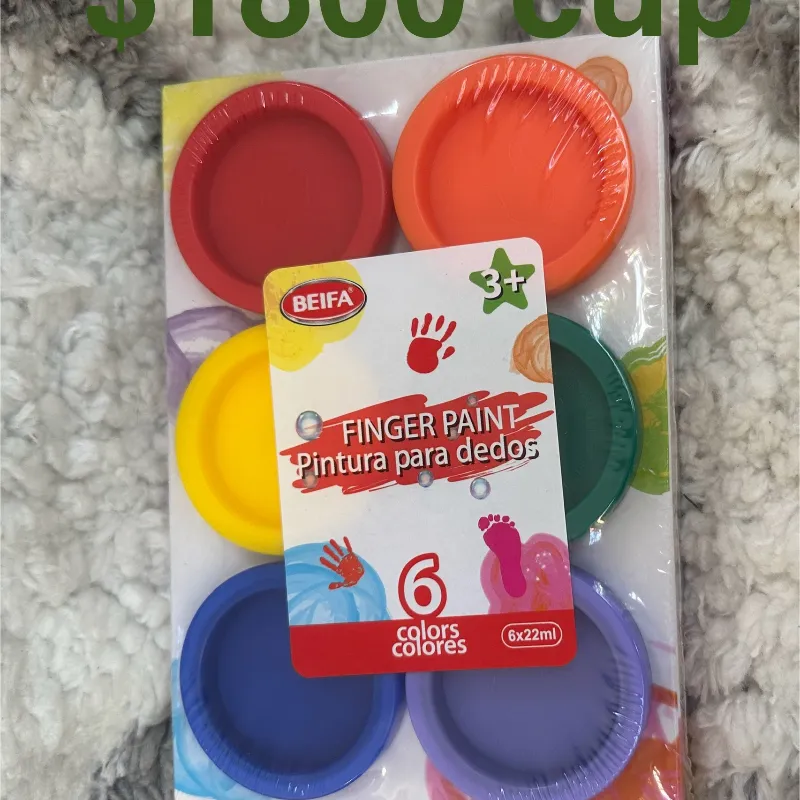Pintura para dedos 