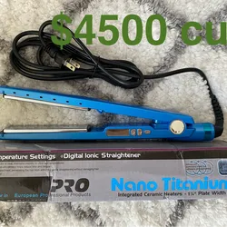 Plancha de pelo de titanium