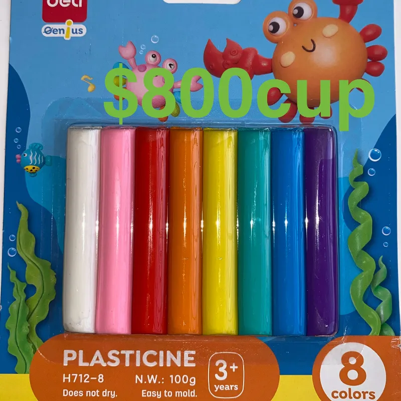 Plastilina Set de ocho colores
