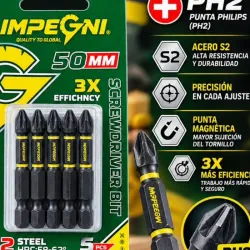 Puntas Philips para atornilladoras ph2