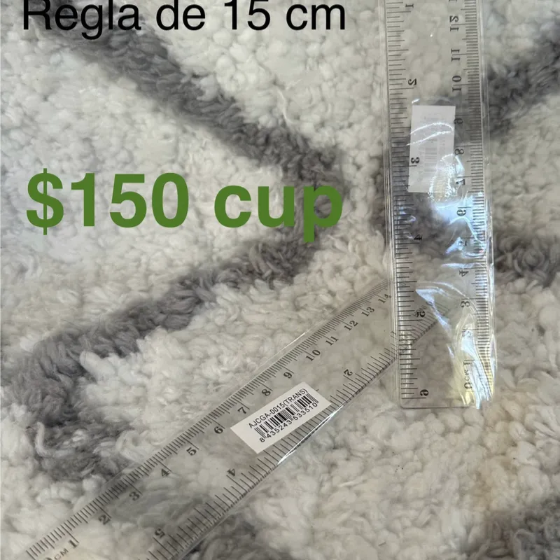 Regla de 15 cm 