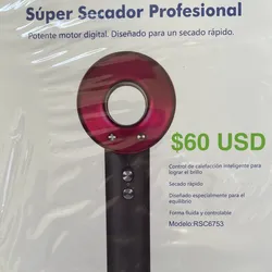 Secador de pelo profesional $60 USD 