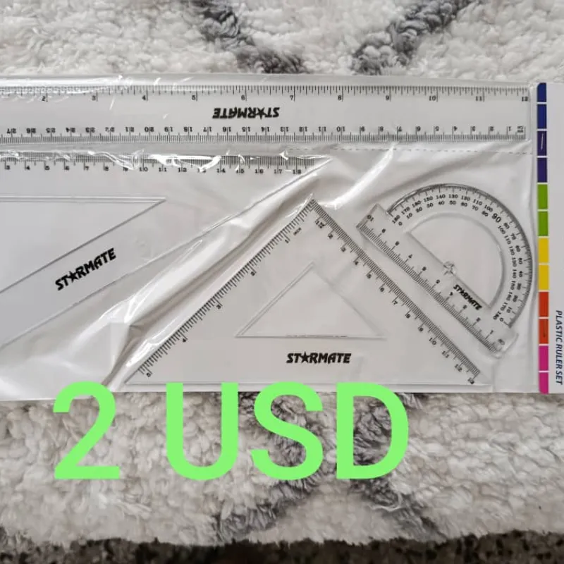 Set de geometría $2 USD 