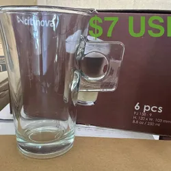 Set de Jarrita de cristal 250, ML