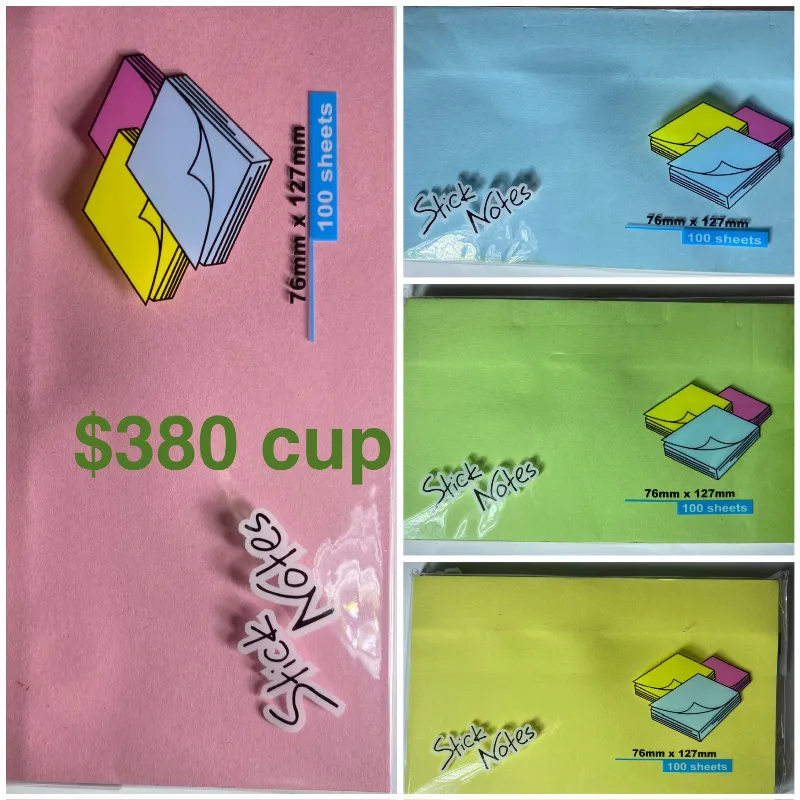 Stick Notes 76mm x 127 mm