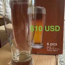 Vaso de cristal 480 ML