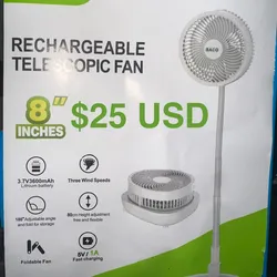 Ventilador recargable 