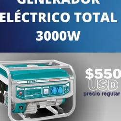 GENERADOR ELÉCTRICO TOTAL 3000W