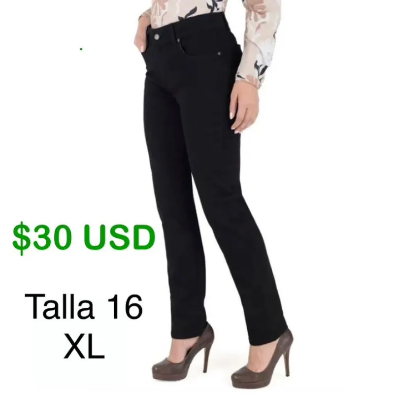 Jeans de mujer talla Grande negro 