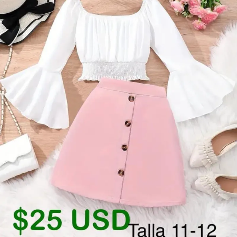 Jueguito de saya y blusa